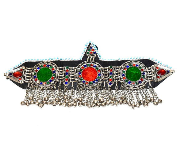 SHAHZADI- Afghan Kuchi Headdress with Bells