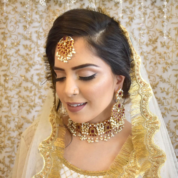 Inaya- Polki Choker set with Teeka