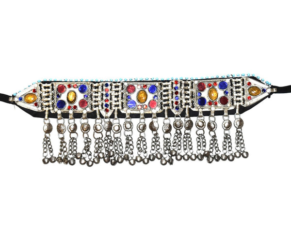 ZUHA- Afghan Gemstone Choker Necklace