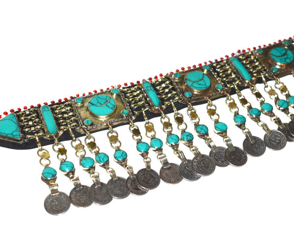 SHIRIN- Afghan Kuchi Gemstone Choker Necklace