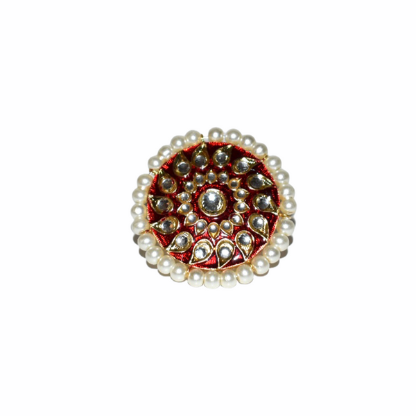 SONEHRI- Meenakari Statement Rings