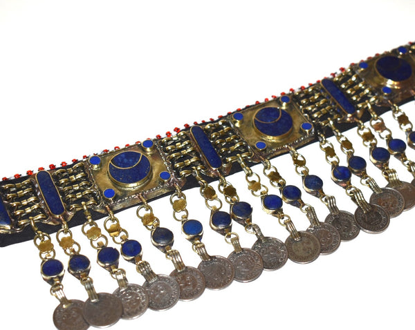 SHIRIN- Afghan Kuchi Gemstone Choker Necklace