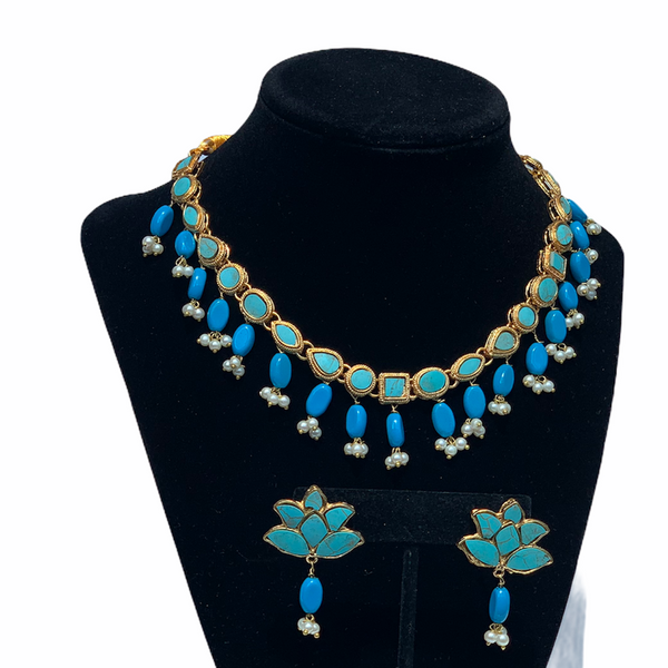 TISHA- Kundan set with studs