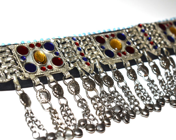 ZUHA- Afghan Gemstone Choker Necklace