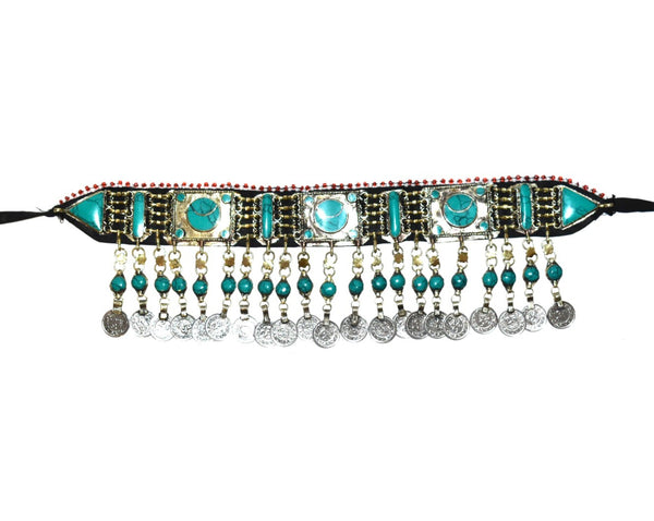SHIRIN- Afghan Kuchi Gemstone Choker Necklace