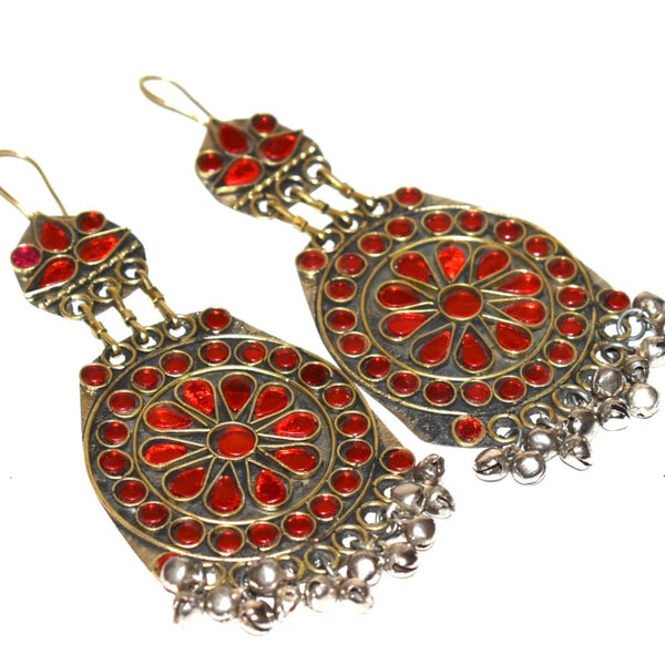 SABA- Vintage Afghan Kuchi Earrings