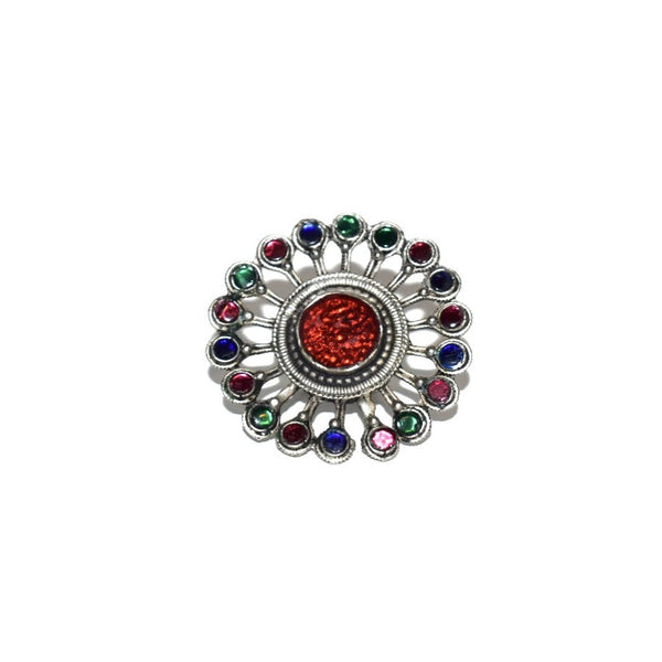 SULTANA- Afghan Starburst Statement Ring