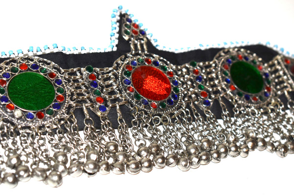SHAHZADI- Afghan Kuchi Headdress with Bells