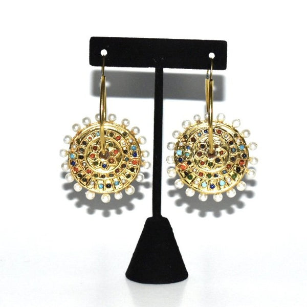 ZOHRA- Reversible Band Kundan Bali
