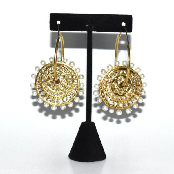 ZOHRA- Reversible Band Kundan Bali