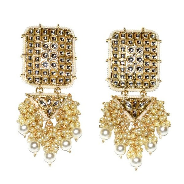 YAMEENA- Timeless Kundan Earrings
