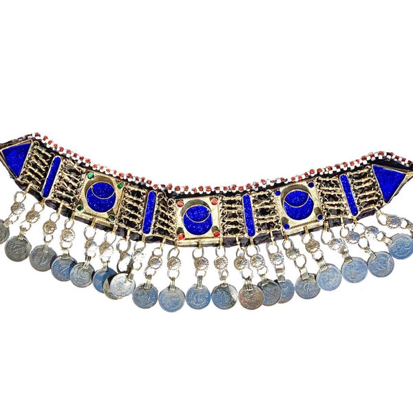 SAALIHA- Antique Afghan Choker Necklace