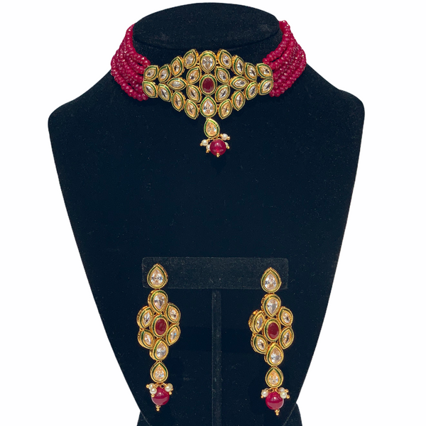 REET- Kundan Choker with Earrings