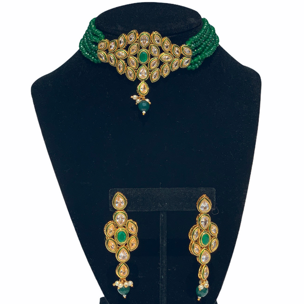 REET- Kundan Choker with Earrings