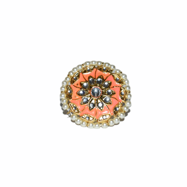 SONEHRI- Meenakari Statement Rings