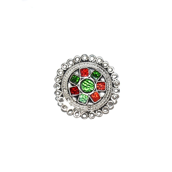 KINAAZ- Kuchi Muti-coloured Gemstone Ring