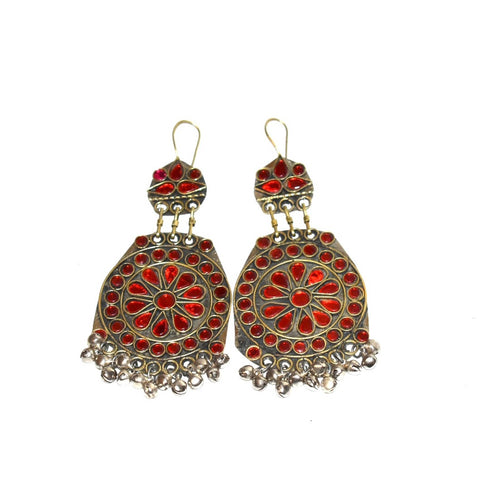SABA- Vintage Afghan Kuchi Earrings