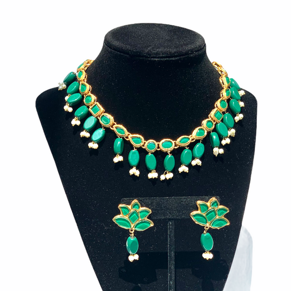 TISHA- Kundan set with studs