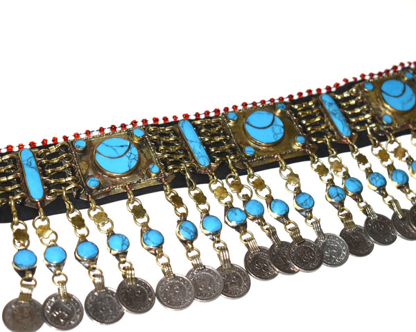 SHIRIN- Afghan Kuchi Gemstone Choker Necklace