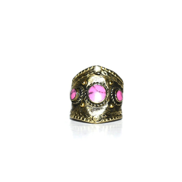 ZAHRAA- Afghan Kuchi Antique Gemstone Ring