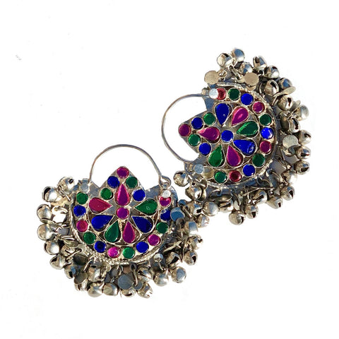 AAINA- Vintage Multi-coloured Earrings