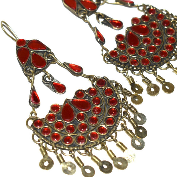 RANA- Traditional Afghan Kuchi Earrings